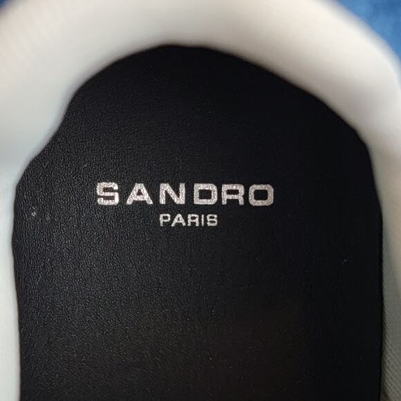 NIB Sandro Atomic Sneakers in Blue, Sz 40 / US 7M / 9W - Picture 9 of 13